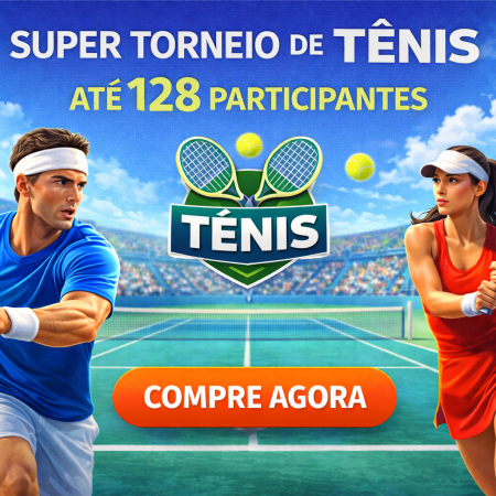 tênis 128 participantes